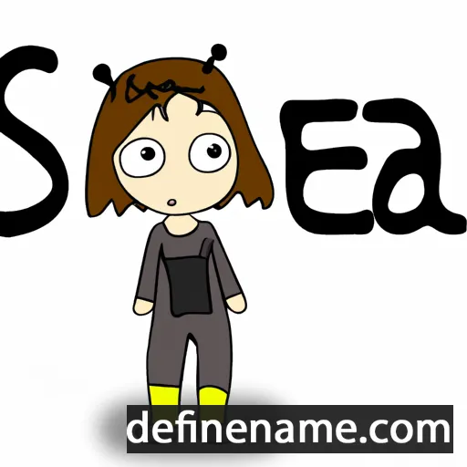 cartoon of the name Sera