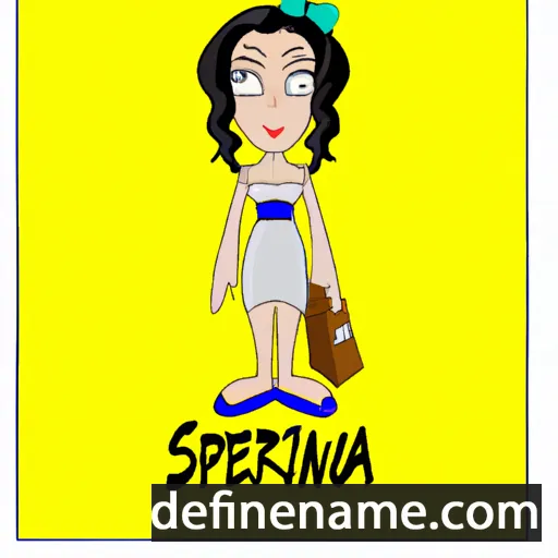 Seraffina cartoon