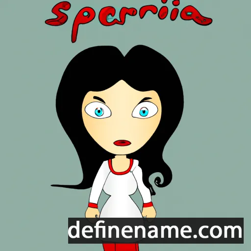 Serefina cartoon