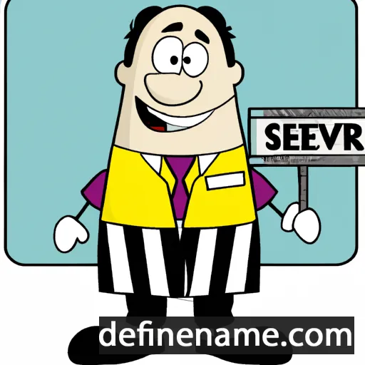 cartoon of the name Servet