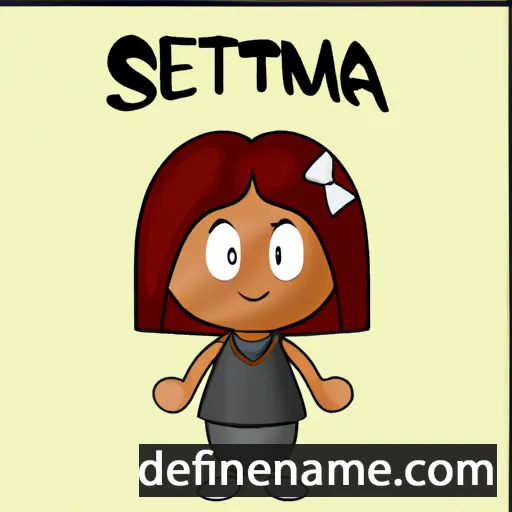 Settimia cartoon