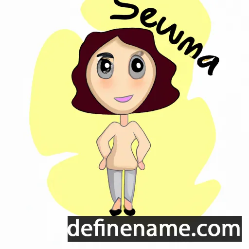 Seumasina cartoon