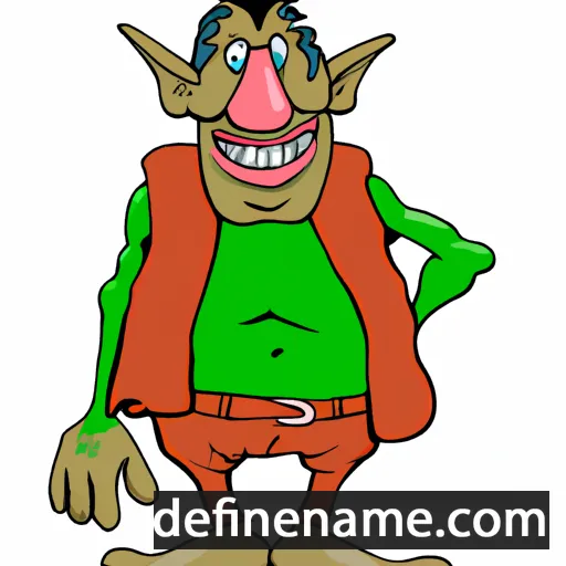 cartoon of the name Sevi