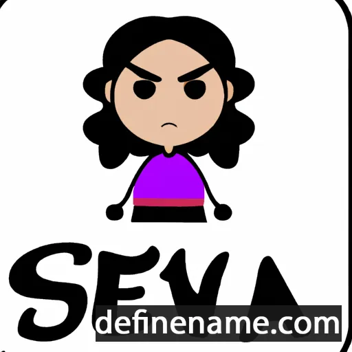 Sevia cartoon