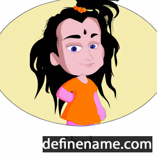 cartoon of the name Shaili