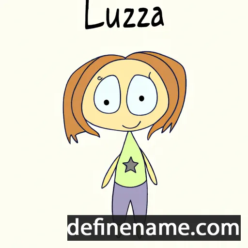 Lujza cartoon