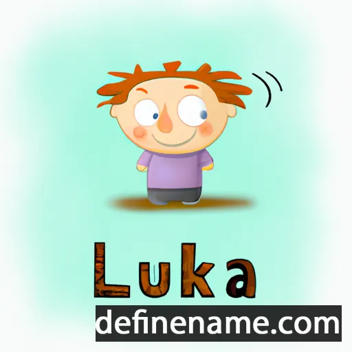 Luksa cartoon