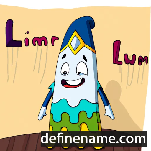 Lumír cartoon