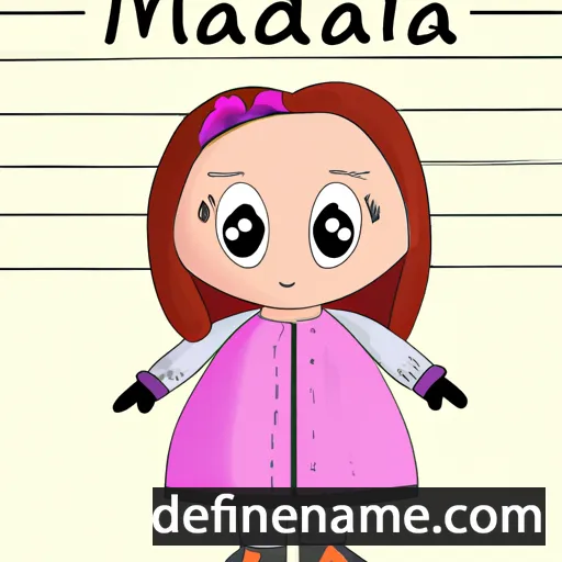 Mădălina cartoon