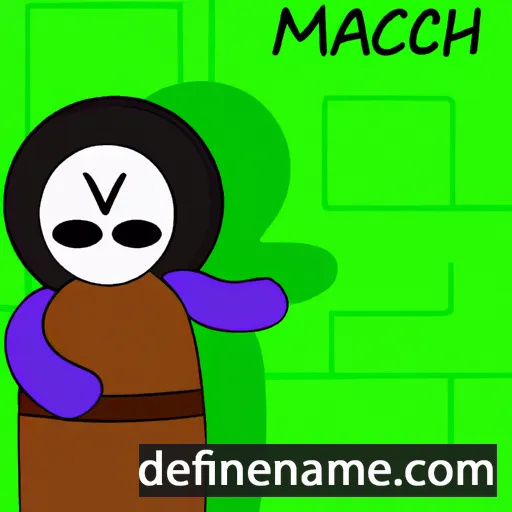 Maachah cartoon