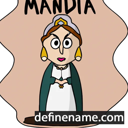 Madona cartoon