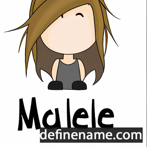 Maëlie cartoon