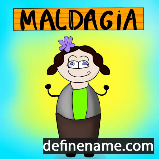 Magdolna cartoon