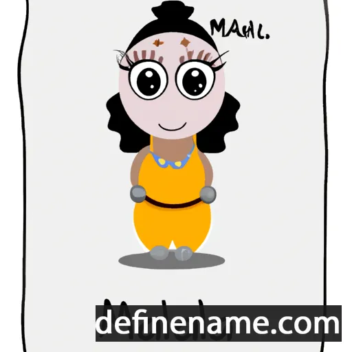 cartoon of the name Mahali