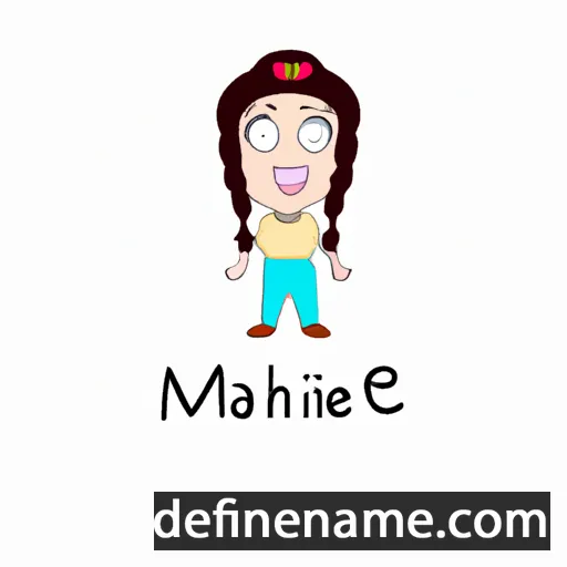 Mahine cartoon