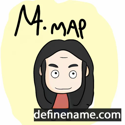 cartoon of the name Mai