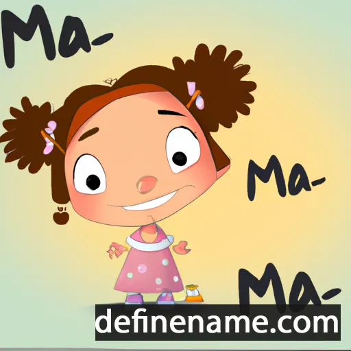 Maïa cartoon