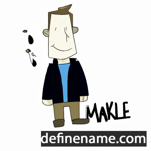 Maikel cartoon