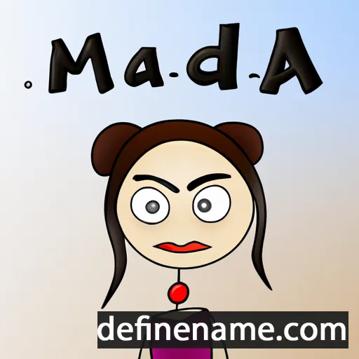 Majda cartoon