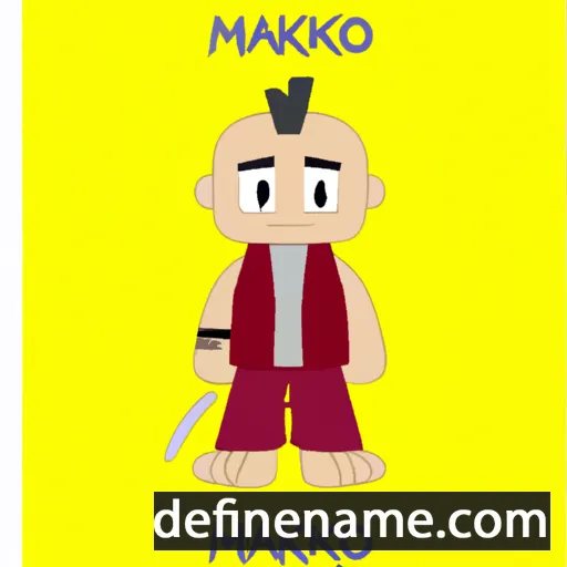 Makaio cartoon