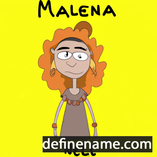 Malena cartoon