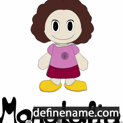 Manoela cartoon