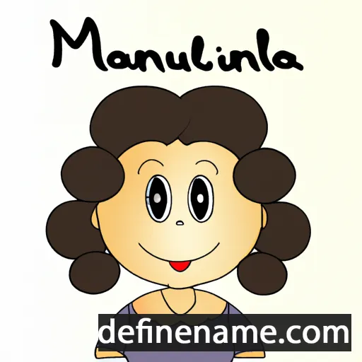 Manuela cartoon