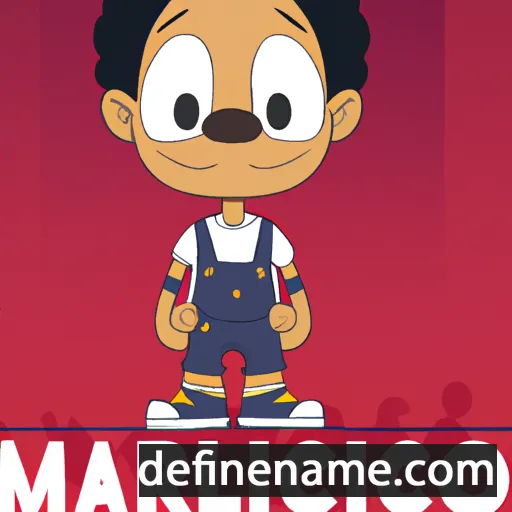 Marcelinho cartoon