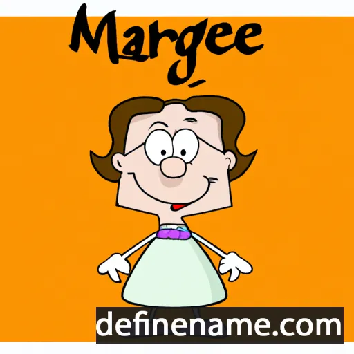 Margrét cartoon