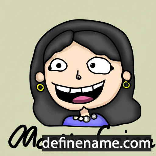 María Cristina cartoon