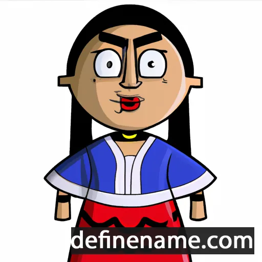 María del Carmen cartoon