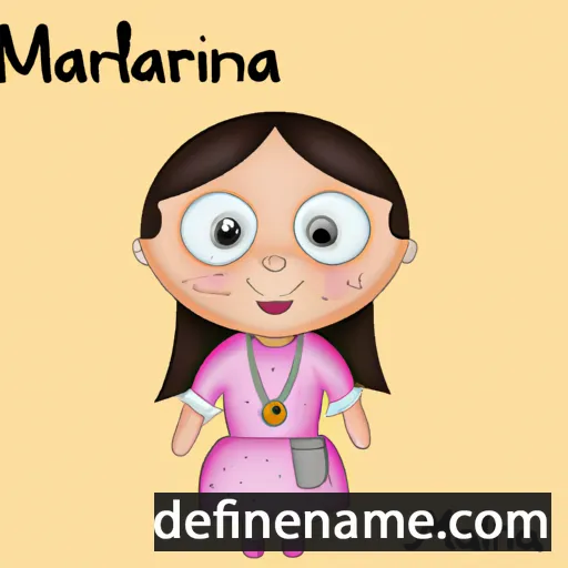 María Manuela cartoon