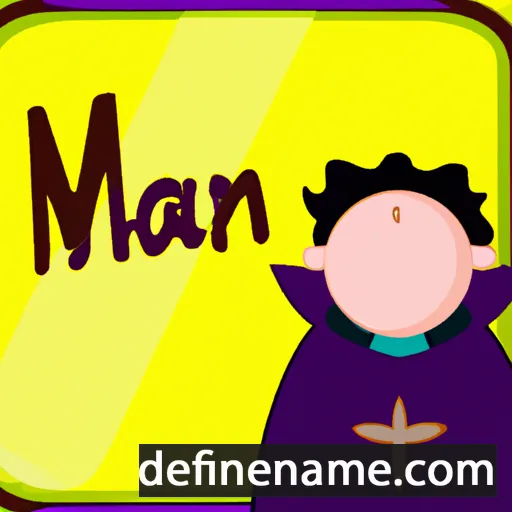 cartoon of the name Marian