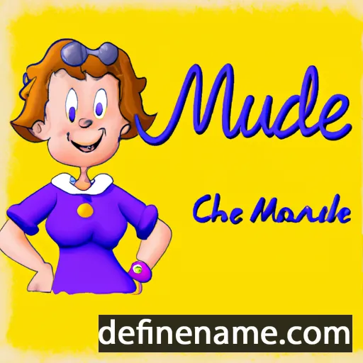 Marie-Claude cartoon