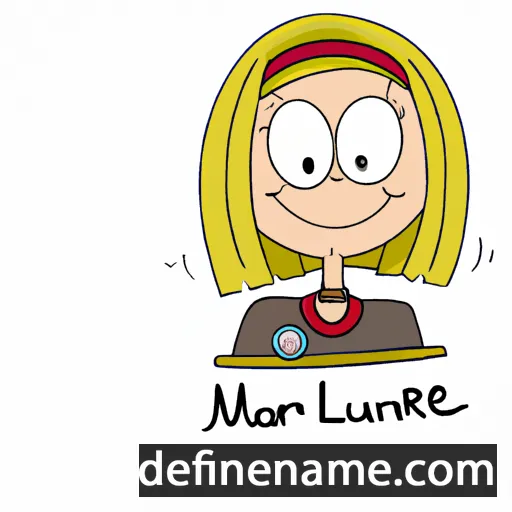 Marie-Laure cartoon