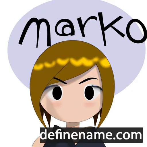 Mariko cartoon