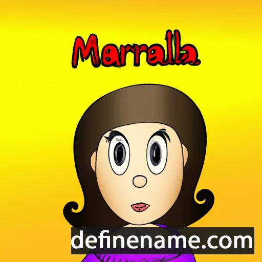 Marilena cartoon