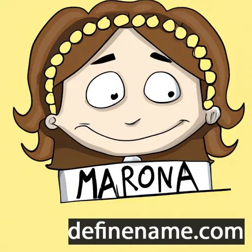 Mariona cartoon