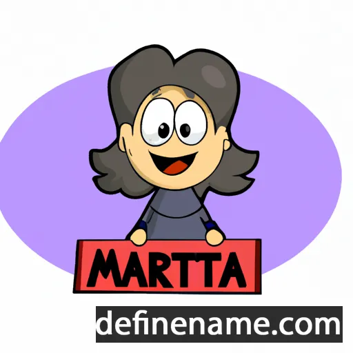 cartoon of the name Marita