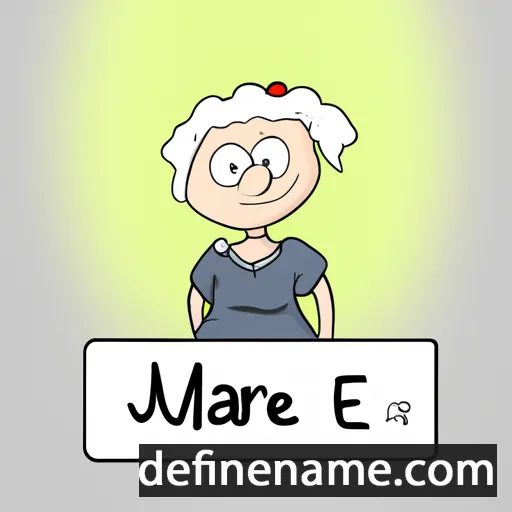 cartoon of the name Marje