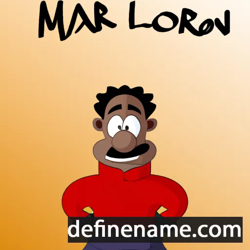 Marlon cartoon