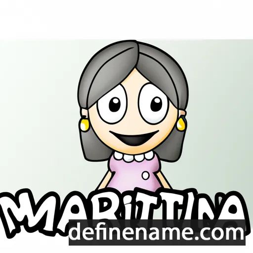 Martina cartoon