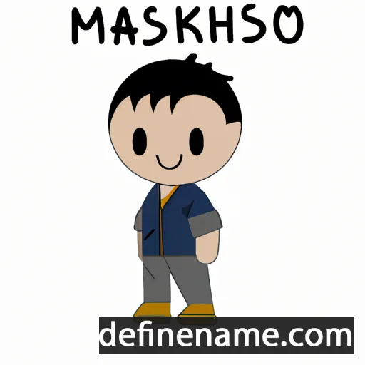 Masahiko cartoon