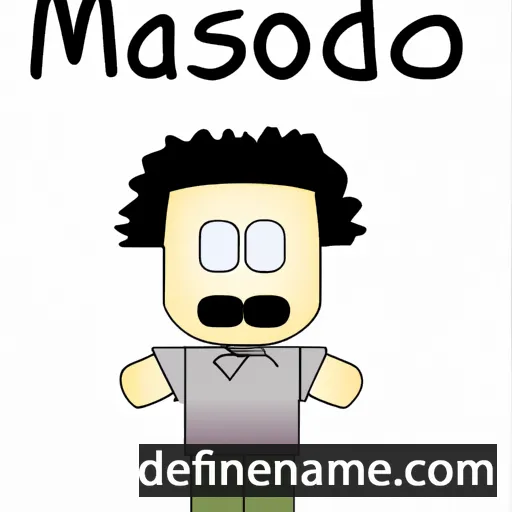 Massoud cartoon