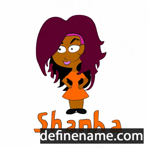 cartoon of the name Shakina