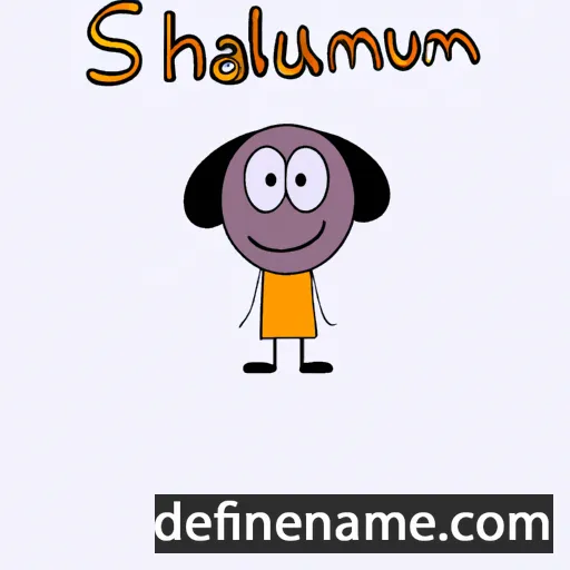 Shallum cartoon