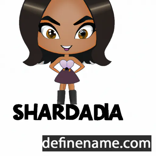 Shandria cartoon