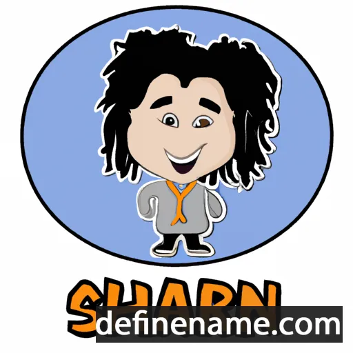 cartoon of the name Sharan