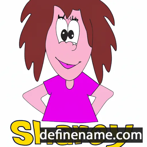 cartoon of the name Sharry