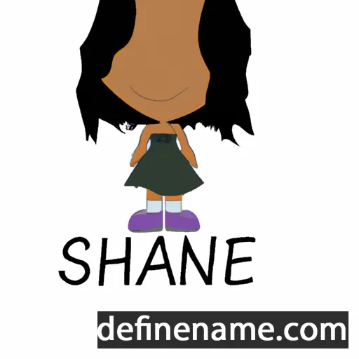 Shenae cartoon